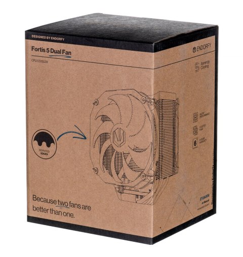 Chłodzenie powietrzne ENDORFY Fortis 5 Dual Fan ENDORFY Chłodzenie powietrzne ENDORFY Fortis 5 Dual Fan ENDORFY