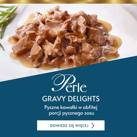 GOURMET Perle Gravy Delight Fileciki w smakowitym sosie - wołowina i kurczak - 4x85g PURINA NESTLE GOURMET Perle Gravy Delight Fileciki w smakowitym sosie - wołowina i kurczak - 4x85g PURINA NESTLE