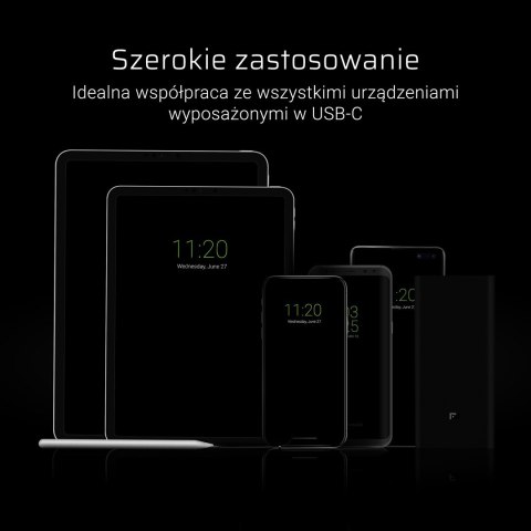 GREEN CELL KABEL USB - USB-C 25CM QUICK CHARGE 3.0 Green Cell GREEN CELL KABEL USB - USB-C 25CM QUICK CHARGE 3.0 Green Cell