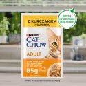PURINA Cat Chow Kurczak, cukinia - mokra karma dla kota - 10x85 g PURINA NESTLE