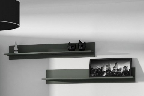 Półka 125cm (2szt) SOHO szary mat Cama MEBLE Półka 125cm (2szt) SOHO szary mat Cama MEBLE