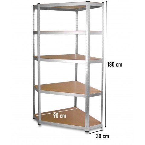 REGAŁ MAGAZYNOWY NAROŻNY METALOWY GC9030 30cm TOP E SHOP REGAŁ MAGAZYNOWY NAROŻNY METALOWY GC9030 30cm TOP E SHOP