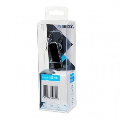 Słuchawka IBOX BH4 IMBHF04 (douszne; Bluetooth; z wbudowanym mikrofonem; kolor czarny IBOX Słuchawka IBOX BH4 IMBHF04 (douszne; Bluetooth; z wbudowanym mikrofonem; kolor czarny IBOX