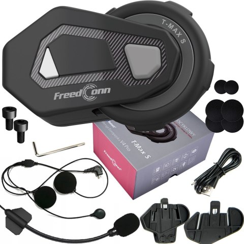 Interkom motocyklowy FreedConn T-Max S V4 Pro Single FreedConn Interkom motocyklowy FreedConn T-Max S V4 Pro Single FreedConn