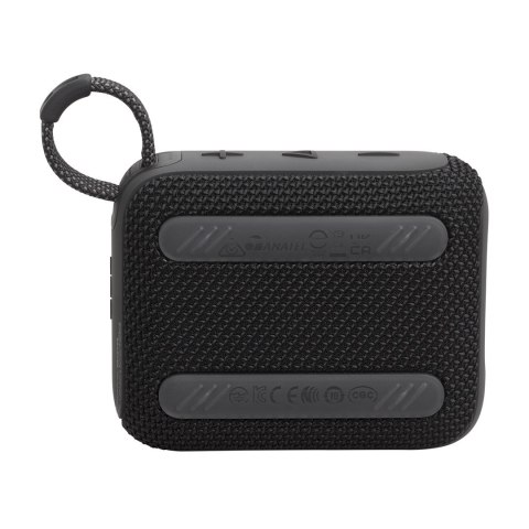 JBL GO 4 BLK głośnik przenośny Bluetooth czarny JBL JBL GO 4 BLK głośnik przenośny Bluetooth czarny JBL