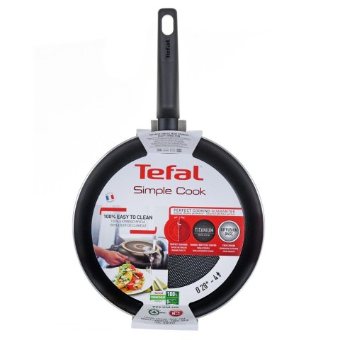 Patelnia TEFAL Simple Cook 28 cm B55606 Tefal Patelnia TEFAL Simple Cook 28 cm B55606 Tefal