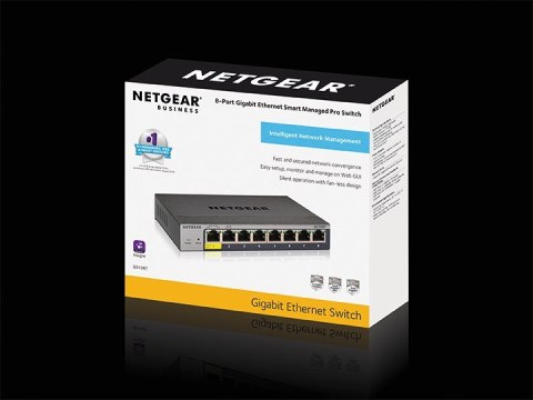 Switch Netgear GS108T-300PES 8p Managed Gigabit NETGEAR Switch Netgear GS108T-300PES 8p Managed Gigabit NETGEAR