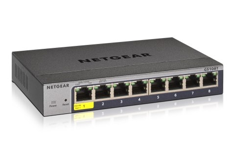 Switch Netgear GS108T-300PES 8p Managed Gigabit NETGEAR Switch Netgear GS108T-300PES 8p Managed Gigabit NETGEAR