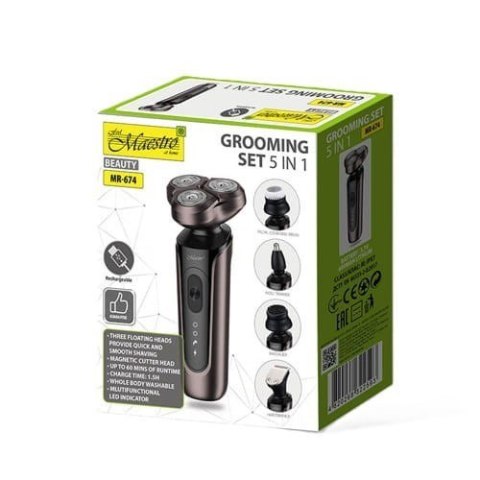 Zestaw do golenia 5w1 USB MAESTRO MR-674 Maestro