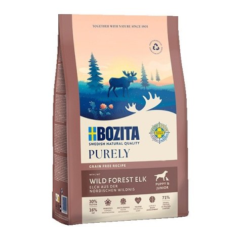 BOZITA Purely kurczak z łosiem karma dla szczeniąt i suk karmiących 2,5kg BOZITA