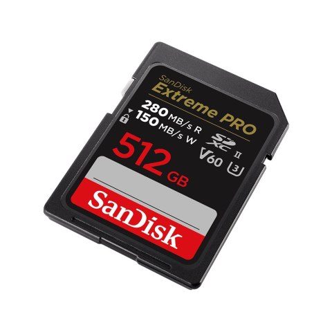 KARTA SANDISK EXTREME PRO SDXC 512GB 280/150 MB/s V60 UHS-II SanDisk KARTA SANDISK EXTREME PRO SDXC 512GB 280/150 MB/s V60 UHS-II SanDisk