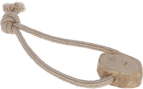 KERBL Szarpak dla psa, pętla, juta/bawełna, drewno kawowe, 20 cm KERBL KERBL Szarpak dla psa, pętla, juta/bawełna, drewno kawowe, 20 cm KERBL