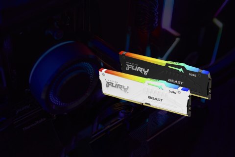 Kingston FURY DDR5 32GB (1x32GB) 6000MHz CL36 Beast White RGB EXPO Kingston Kingston FURY DDR5 32GB (1x32GB) 6000MHz CL36 Beast White RGB EXPO Kingston