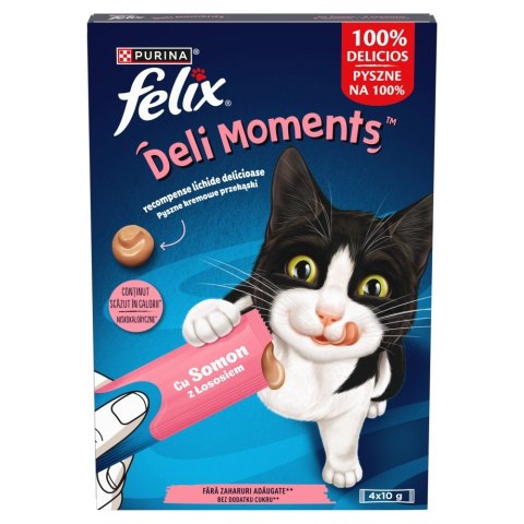 PURINA FELIX Deli Moments Salmon 4x10g PURINA NESTLE PURINA FELIX Deli Moments Salmon 4x10g PURINA NESTLE