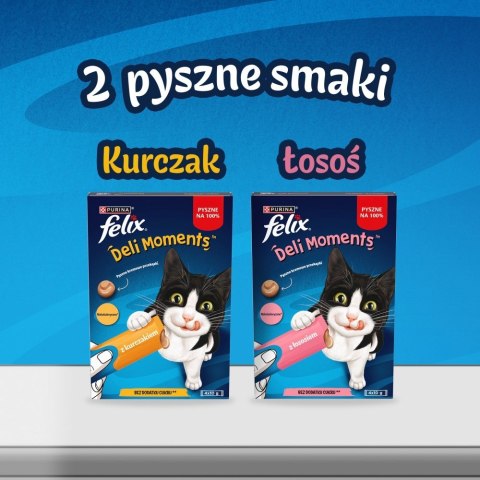 PURINA FELIX Deli Moments Salmon 4x10g PURINA NESTLE PURINA FELIX Deli Moments Salmon 4x10g PURINA NESTLE