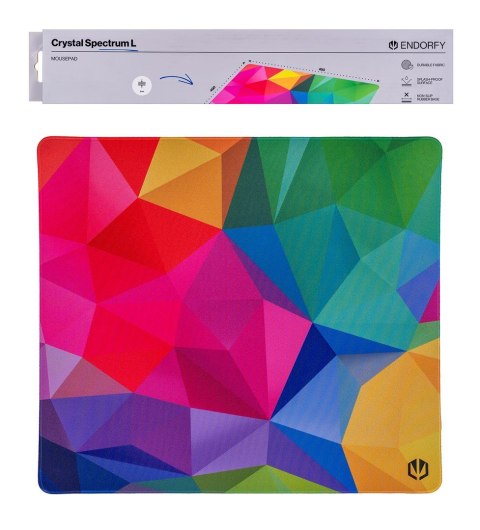 Podkładka pod mysz ENDORFY Crystal Spectrum L ENDORFY Podkładka pod mysz ENDORFY Crystal Spectrum L ENDORFY