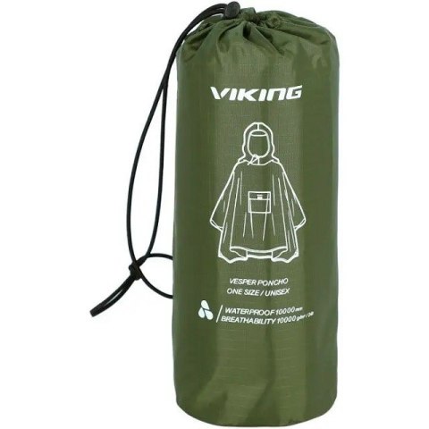 Poncho przeciwdeszczowe dla dorosłych VIKING Vesper zielone Viking Poncho przeciwdeszczowe dla dorosłych VIKING Vesper zielone Viking