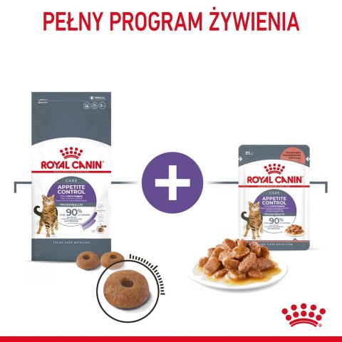 ROYAL CANIN FCN Appetite Control w sosie - mokra karma dla kota dorosłego - 12x85g Royal Canin ROYAL CANIN FCN Appetite Control w sosie - mokra karma dla kota dorosłego - 12x85g Royal Canin