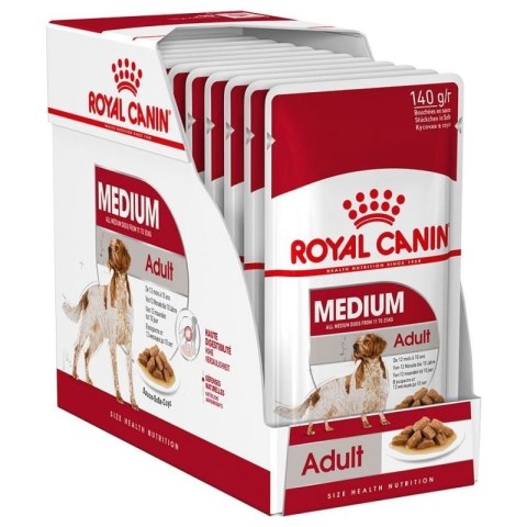 ROYAL CANIN SHN Medium Adult w sosie - mokra karma dla psa dorosłego - 10x140 g Royal Canin