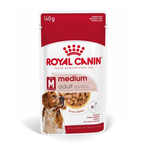 ROYAL CANIN SHN Medium Adult w sosie - mokra karma dla psa dorosłego - 10x140 g Royal Canin