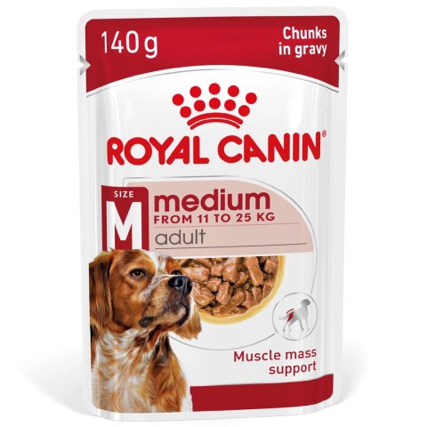 ROYAL CANIN SHN Medium Adult w sosie - mokra karma dla psa dorosłego - 10x140 g Royal Canin
