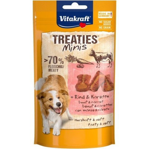 VITAKRAFT TREATIES MINIS wołowina/marchewka przysmak dla psa 48g Vitakraft VITAKRAFT TREATIES MINIS wołowina/marchewka przysmak dla psa 48g Vitakraft