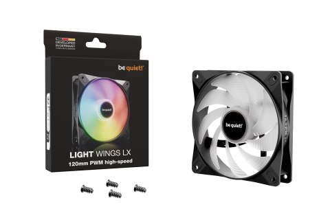 WENTYLATOR BE QUIET! Light Wings LX 120mm PWM high-speed BE QUIET! WENTYLATOR BE QUIET! Light Wings LX 120mm PWM high-speed BE QUIET!