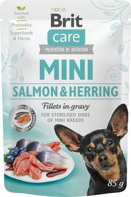BRIT Care Mini Salmon&Herring Sterilised - mokra karma dla psa - 85 g Brit