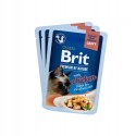 Brit Premium dla kotów sterylizowanych saszetki w sosie mix smaków 12x85 Brit