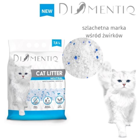 DIAMENTIQ Neutral - żwirek neutralny - 7,6 l DIAMENTIQ DIAMENTIQ Neutral - żwirek neutralny - 7,6 l DIAMENTIQ