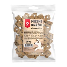 MACED MIĘSNE KRĄŻKI Z KURCZAKIEM - przysmak dla psa - 500 G MACED
