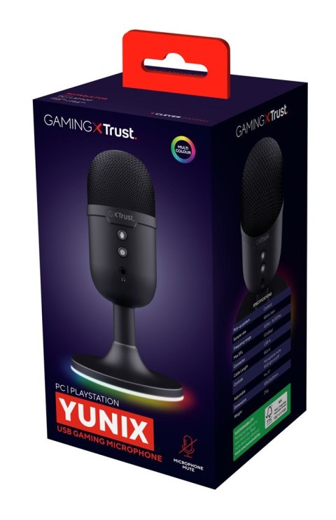 MIKROFON TRUST GXT234 YUNIX USB czarny (25372) Trust MIKROFON TRUST GXT234 YUNIX USB czarny (25372) Trust