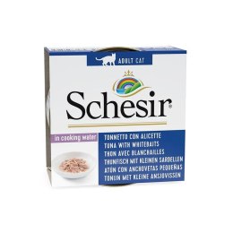 SCHESIR dla kotów Adult w Naturalnym Soku Tuńczyk z anchovies 85g Agras Pet Foods