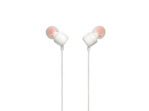 Słuchawki JBL T110 (biały, z mikrofonem) JBL Słuchawki JBL T110 (biały, z mikrofonem) JBL