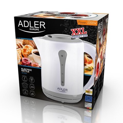 Czajnik elektryczny Adler AD 1244 (2200W 2.5l; kolor niebieski) Adler Czajnik elektryczny Adler AD 1244 (2200W 2.5l; kolor niebieski) Adler