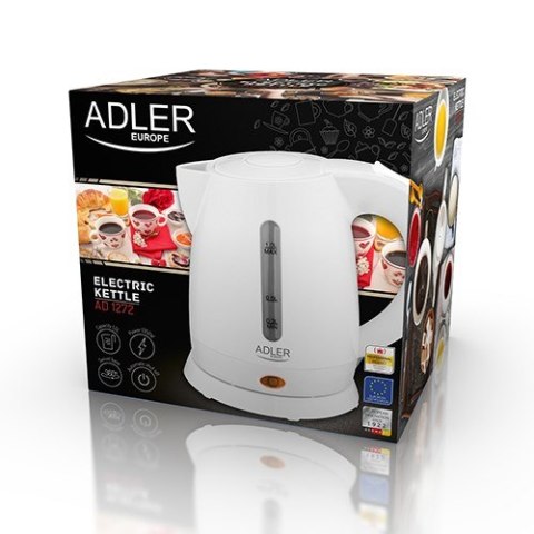 Czajnik elektryczny Adler AD 1272 (1600W 1l; kolor biały) Adler Czajnik elektryczny Adler AD 1272 (1600W 1l; kolor biały) Adler