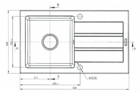 Zlewozmywak granitowy jednokomorowy z ociekaczem Maidsinks 76x44 1B 1D szary beton (Pyragranit; kolor szary) Maidsinks Zlewozmywak granitowy jednokomorowy z ociekaczem Maidsinks 76x44 1B 1D szary beton (Pyragranit; kolor szary) Maidsinks