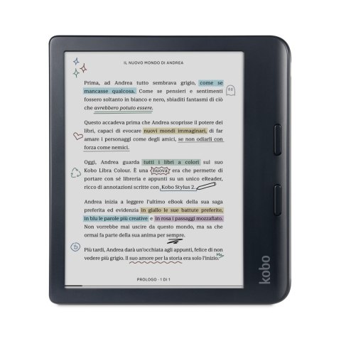 Ebook Kobo Libra Colour 7" E-Ink Kaleido 3 32GB WI-FI Black KOBO Ebook Kobo Libra Colour 7" E-Ink Kaleido 3 32GB WI-FI Black KOBO