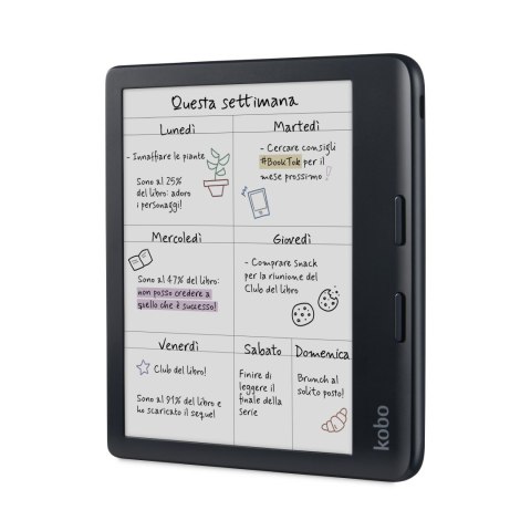 Ebook Kobo Libra Colour 7" E-Ink Kaleido 3 32GB WI-FI Black KOBO Ebook Kobo Libra Colour 7" E-Ink Kaleido 3 32GB WI-FI Black KOBO