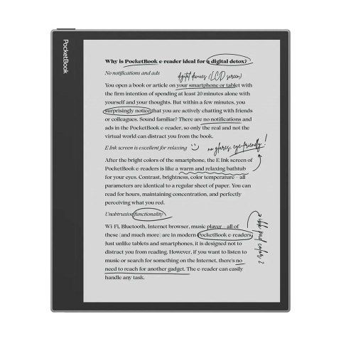 Ebook PocketBook InkPad Eo 10,3" E-Ink Kaleido 3 64GB WI-FI Mist Gray POCKETBOOK Ebook PocketBook InkPad Eo 10,3" E-Ink Kaleido 3 64GB WI-FI Mist Gray POCKETBOOK