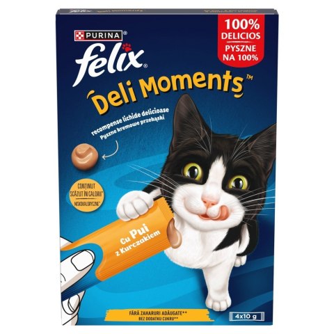 PURINA FELIX Deli Moments Chicken 4x10g PURINA NESTLE PURINA FELIX Deli Moments Chicken 4x10g PURINA NESTLE