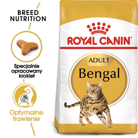 ROYAL CANIN Bengal Adult - sucha karma dla dorosłego kota - 2 kg Royal Canin ROYAL CANIN Bengal Adult - sucha karma dla dorosłego kota - 2 kg Royal Canin