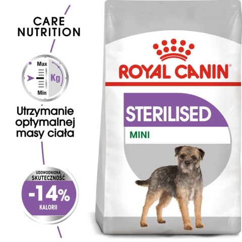 ROYAL CANIN CCN MINI STERILISED - sucha karma dla psa dorosłego - 3kg Royal Canin ROYAL CANIN CCN MINI STERILISED - sucha karma dla psa dorosłego - 3kg Royal Canin
