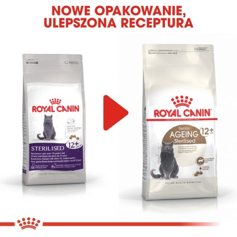 ROYAL CANIN Senior Ageing 12+ Sterilised - sucha karma dla kota - 4 kg Royal Canin ROYAL CANIN Senior Ageing 12+ Sterilised - sucha karma dla kota - 4 kg Royal Canin