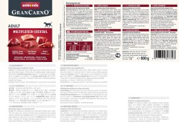 ANIMONDA Grancarno Adult mięsny koktajl - mokra karma dla psa - 800g Animonda
