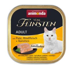 ANIMONDA Vom Feinsten Classic Cat indyk, wołowina i marchewka - mokra karma dla kota - 100 g Animonda
