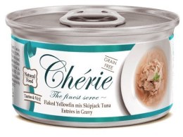 Cherie Karma w puszce dla kota MIKS TUŃCZYKA W SOSIE 80g Cherie