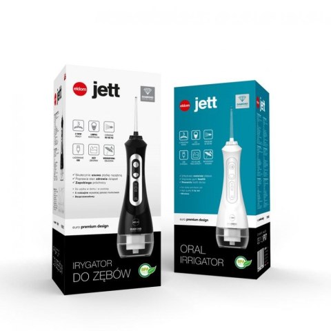 ELDOM IRYGATOR DO ZĘBÓW JETT,5 KOŃCÓWEK,CZARNY RY1 ELDOM ELDOM IRYGATOR DO ZĘBÓW JETT,5 KOŃCÓWEK,CZARNY RY1 ELDOM
