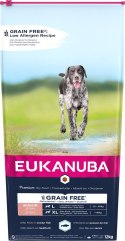 EUKANUBA Grain Free Senior Duże i olbrzymie rasy, Ryby oceaniczne - sucha karma dla psa - 12 kg EUKANUBA