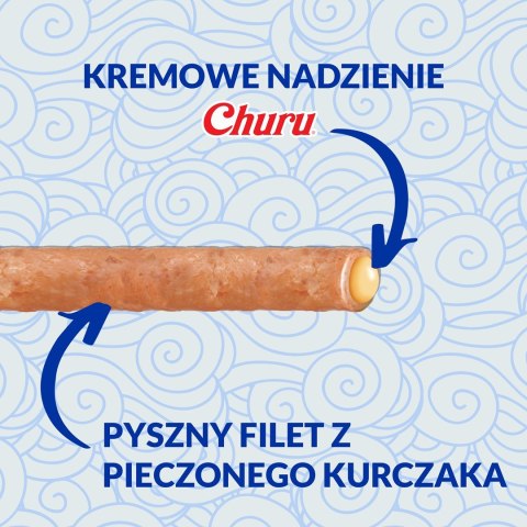 INABA Churu Rolls Tuńczyk z przegrzebkami - przysmak dla kota - 4x10 g INABA INABA Churu Rolls Tuńczyk z przegrzebkami - przysmak dla kota - 4x10 g INABA